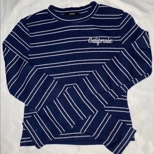 long sleeve crop tee